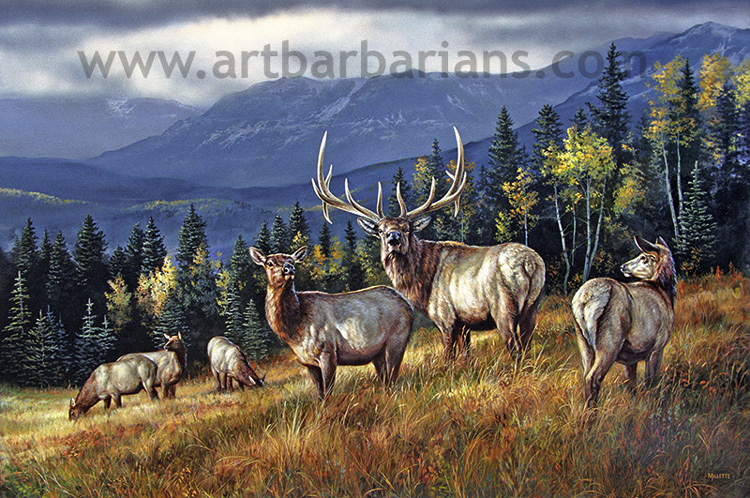 elk paintings