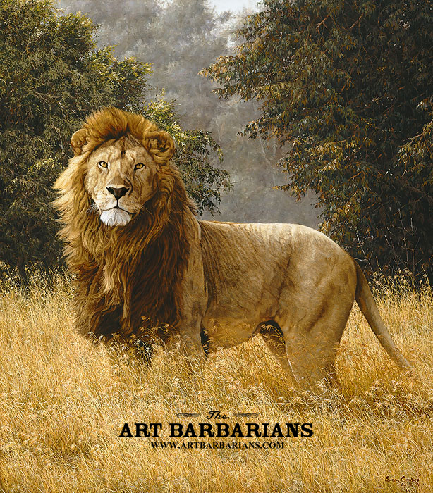 Fierce Lion - SirG - Paintings & Prints, Animals, Birds, & Fish, Wild Cats,  African Lion - ArtPal