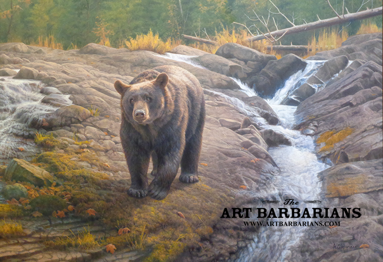 Wildlife art prints plus original paintings with a wide selection