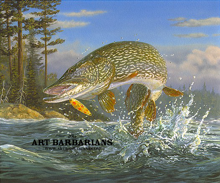 Fishing Northern Pike, The Fishing Magazine, by Danny P