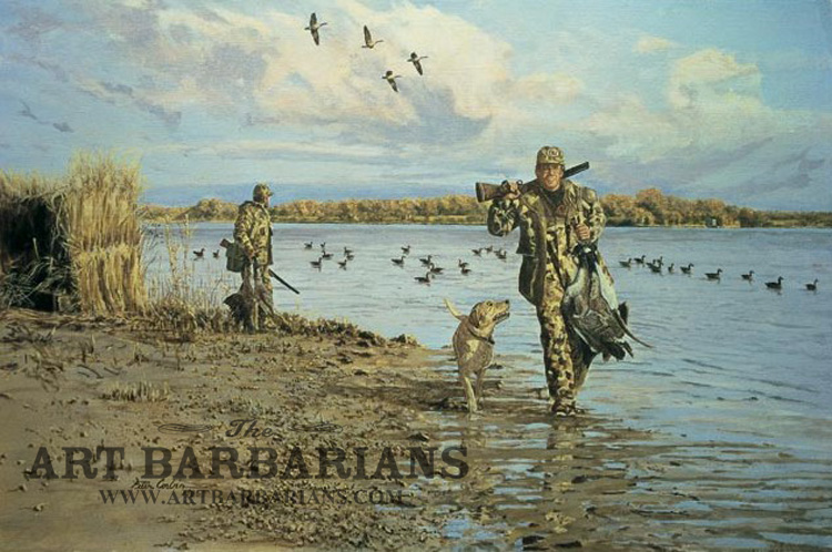 goose hunting paintings