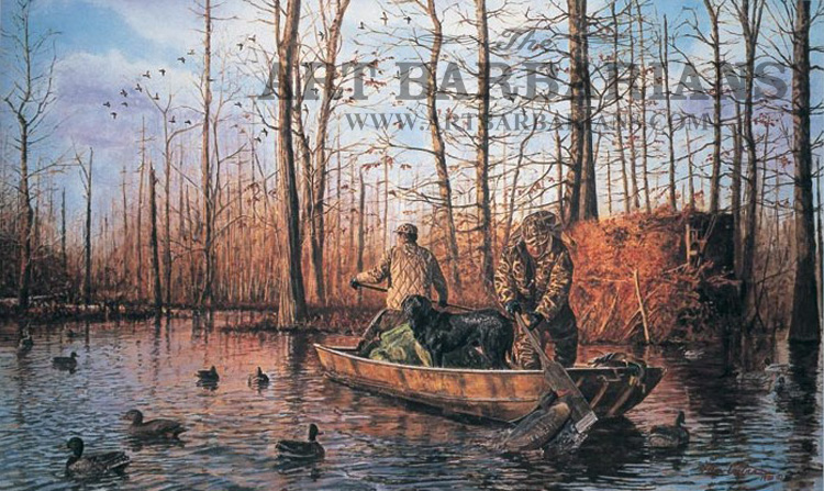 duck hunting paintings