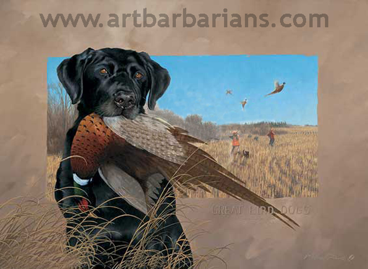 bird hunting paintings