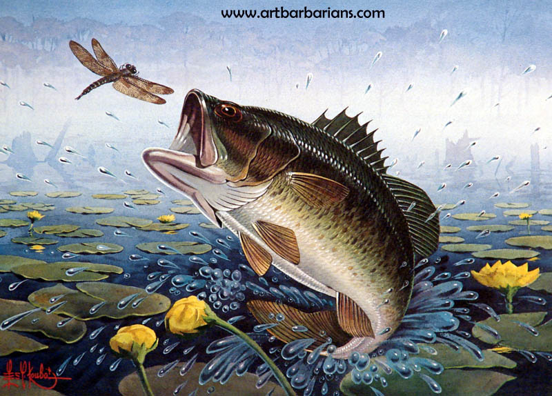 1000+ images about Bass Fishin Art