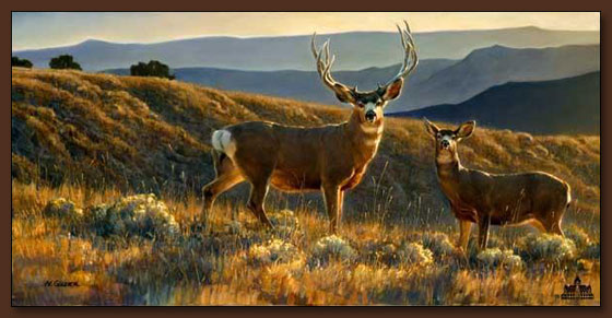 Scot Storm A Moment in Time Deer Art Print